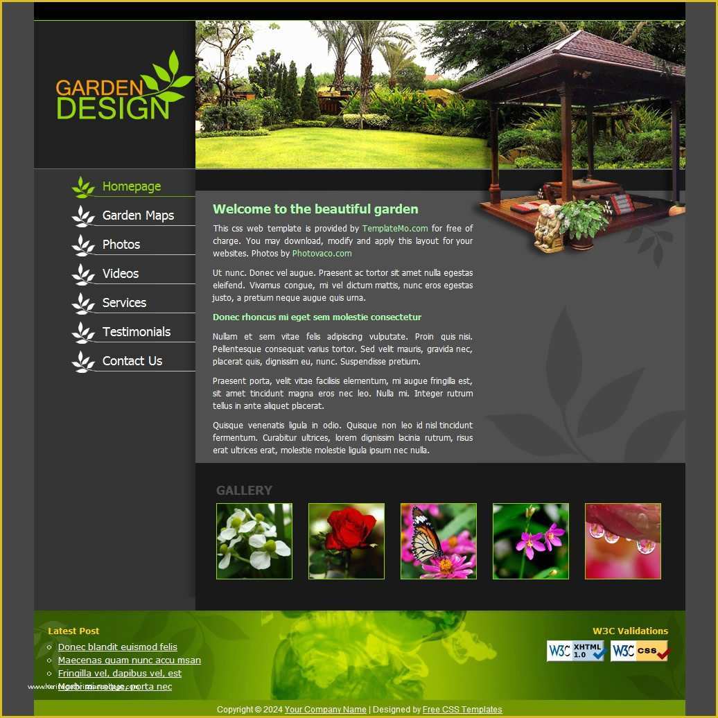 Free Online Landscape Design Templates Of Free Template 094 Garden