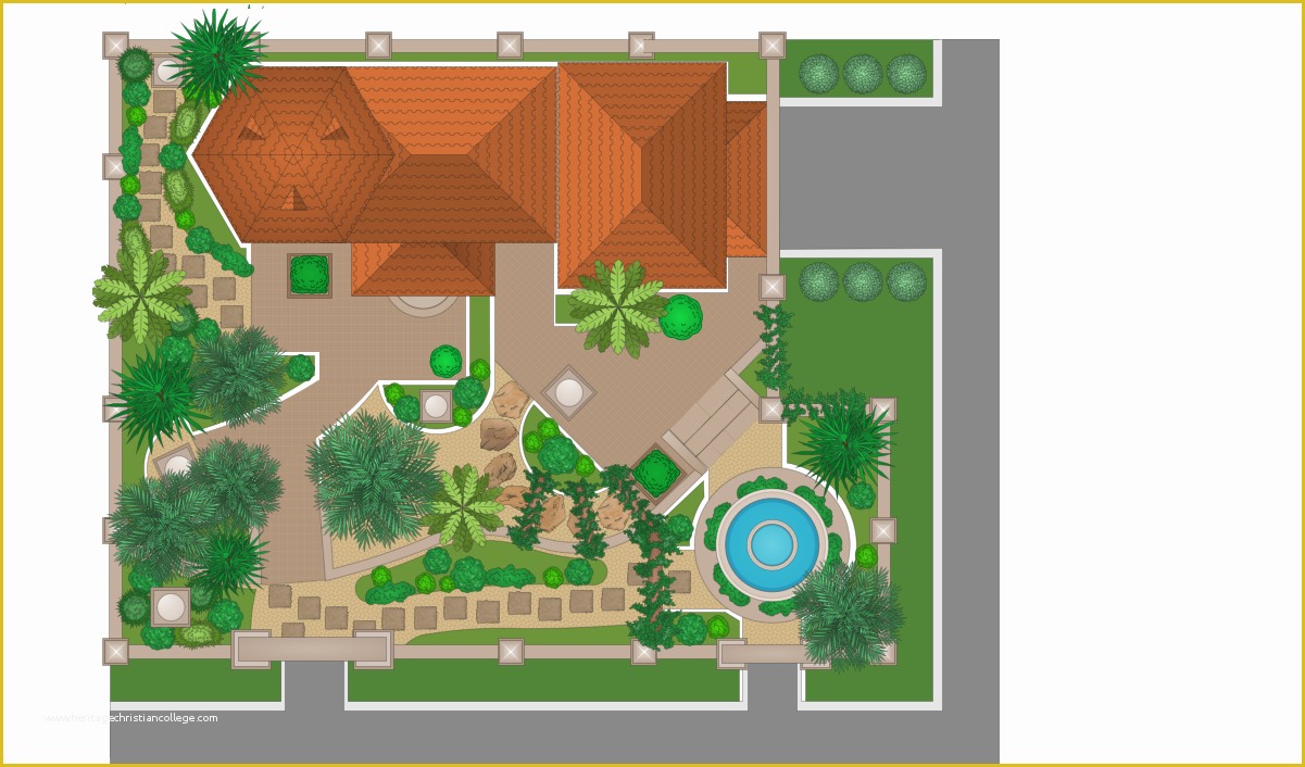 Free Online Landscape Design Templates Of How to Draw A Site Plan by Hand Landscape Garden solution