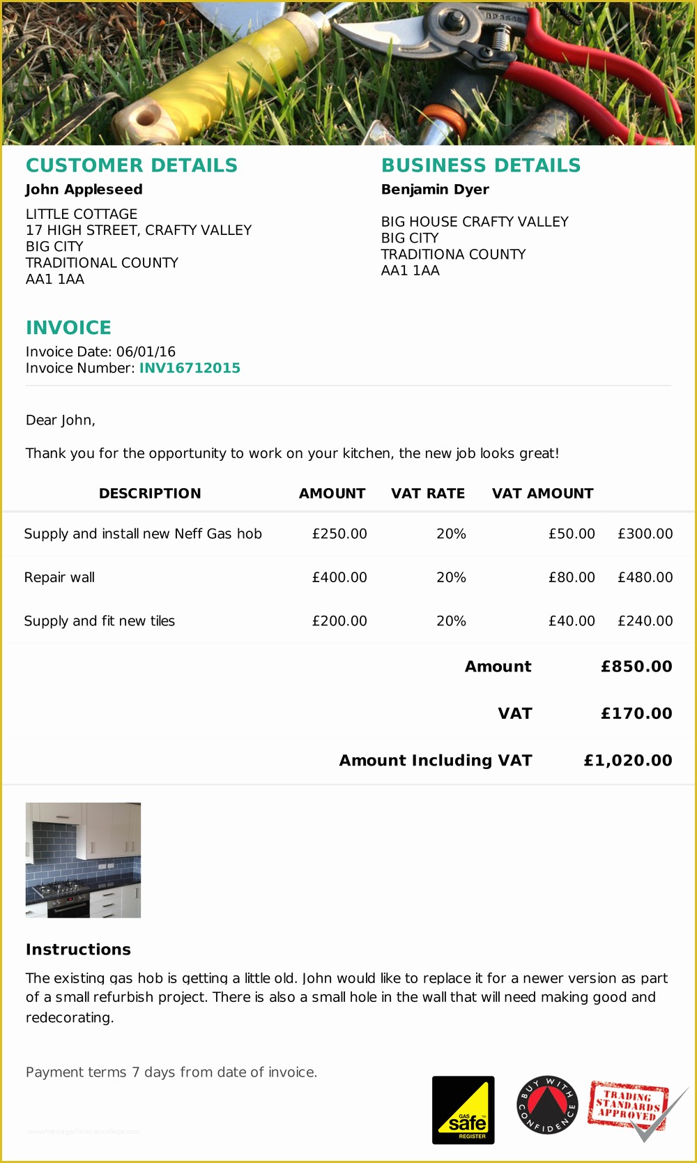 Free Online Landscape Design Templates Of Landscaping Invoice Template Word