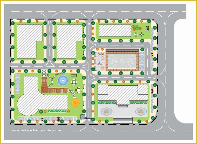 Free Online Landscape Design Templates Of Neighborhood Landscape Design