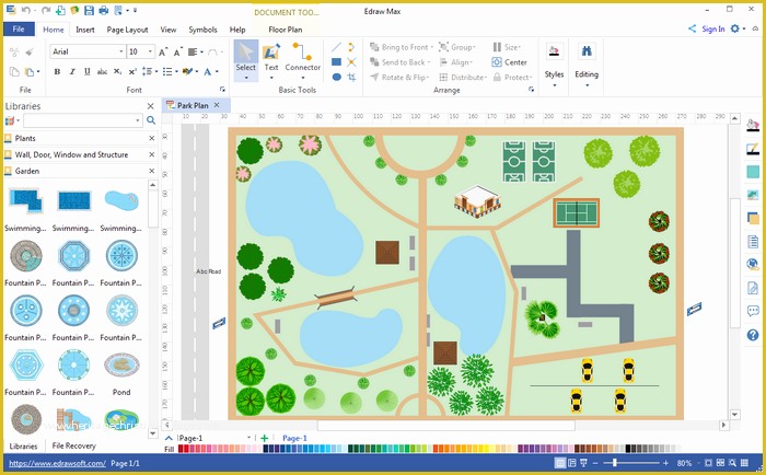 Free Online Landscape Design Templates Of Visio Landscape Template Related Keywords Visio