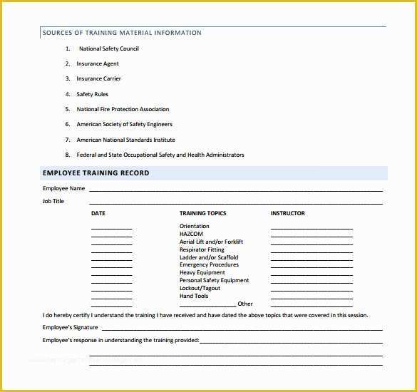 Free Osha Safety Manual Template Of 10 Best Safety Manual Templates to Download