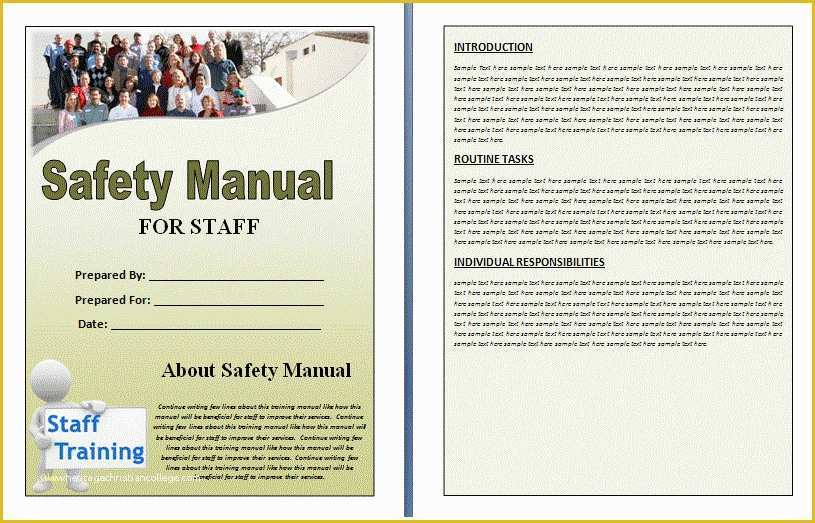 Free Osha Safety Manual Template Of Beautiful Safety Manual Template