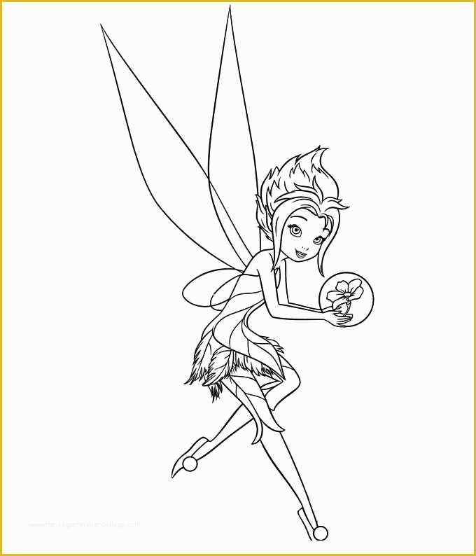 Free Pages Templates Of 30 Tinkerbell Coloring Pages Free Coloring Pages
