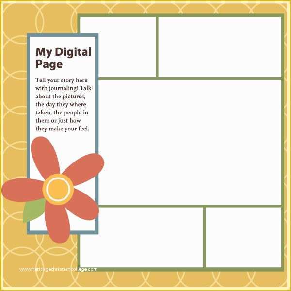 Free Pages Templates Of 41 Best Images About Digital Scrapbook Freebies Templates