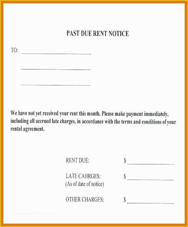 Free Past Due Letter Template Of 8 9 Rent Due Notice