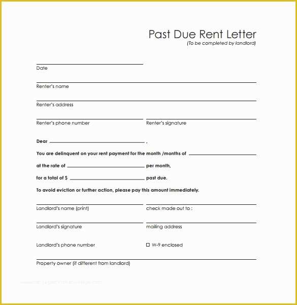 Free Past Due Letter Template Of 9 Past Due Letter Templates for Free Download