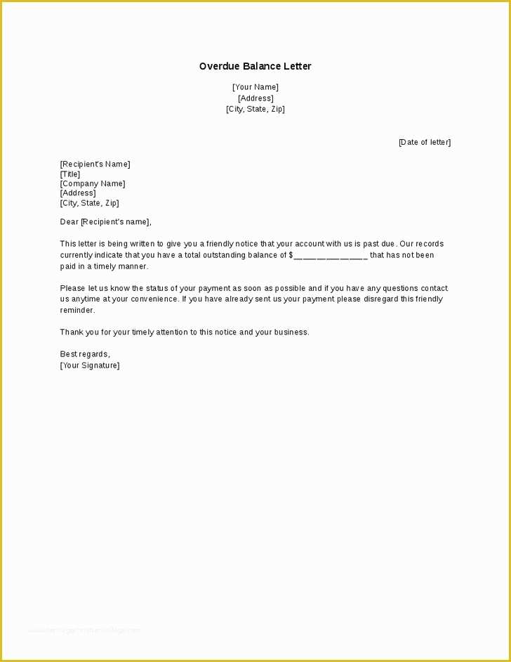 Free Past Due Letter Template Of Past Due Invoice Letter Letter Template