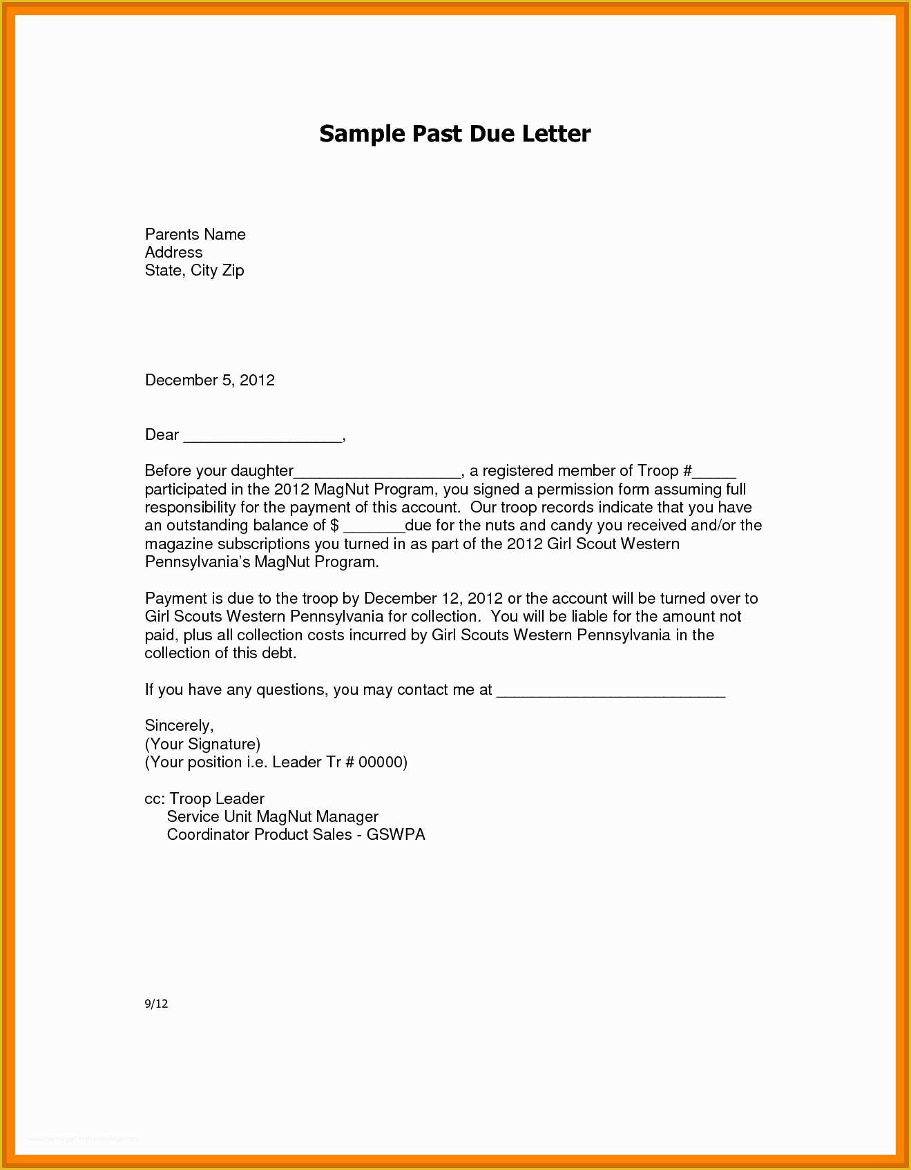 Free Past Due Letter Template Of Past Due Invoice Letter Template Collection