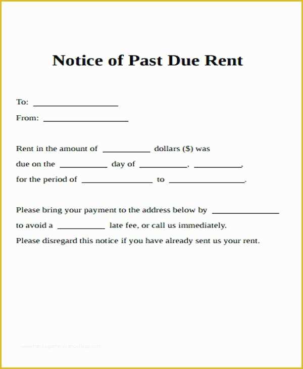 Free Past Due Letter Template Of Past Due Notice Template – Calvarychristianfo