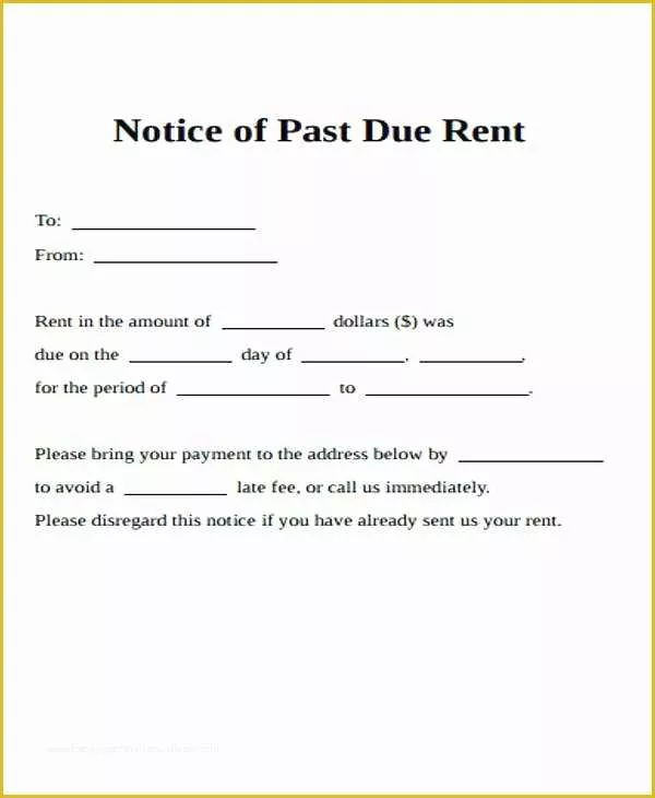 Free Past Due Letter Template Of Past Due Notice Template – Calvarychristianfo