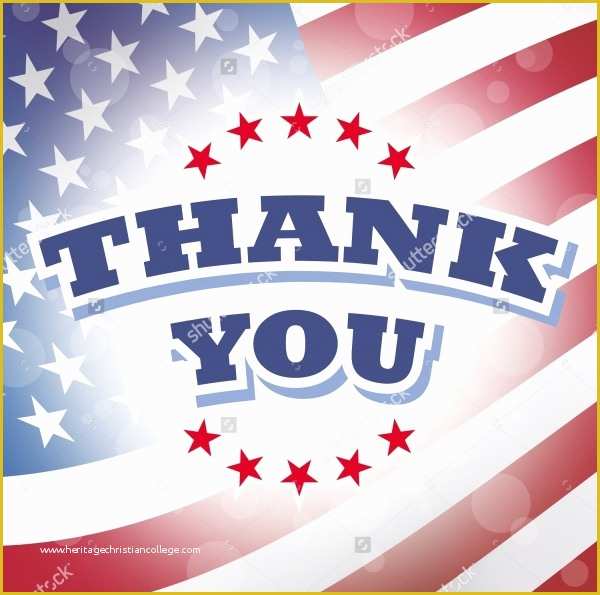 Free Patriotic Business Card Templates Of 21 Thank You Card Templates 
