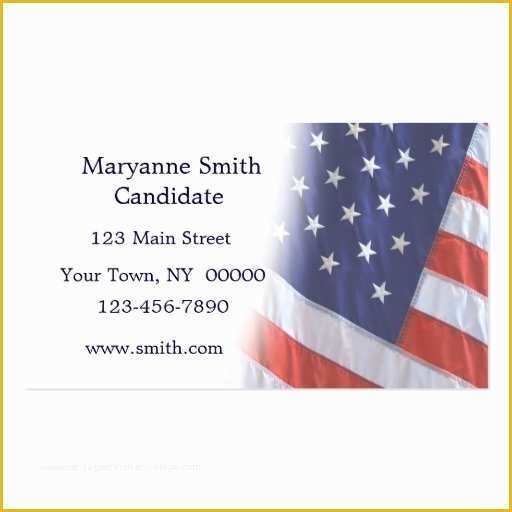 Free Patriotic Business Card Templates Of American Flag Fade Business Card