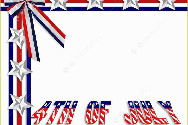 Free Patriotic Business Card Templates Of Templates July 4th Background Border Stock Illustration