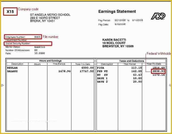 Free Pay Stub Template Of 6 Free Pay Stub Template Excel