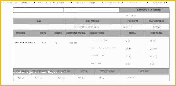 Free Pay Stub Template Word Of 8 Line Pay Stub Generator Sampletemplatess