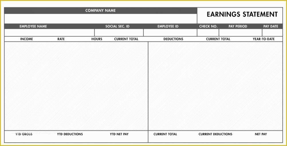 Free Pay Stub Template Word Of Free Pay Stub Template with Calculator Word Excel