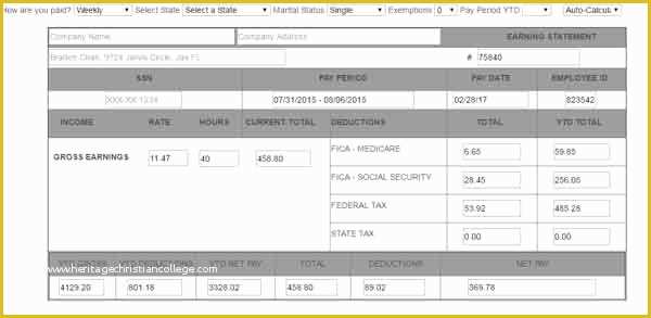 Free Paystub Template Of 62 Free Pay Stub Templates Downloads Word Excel Pdf Doc