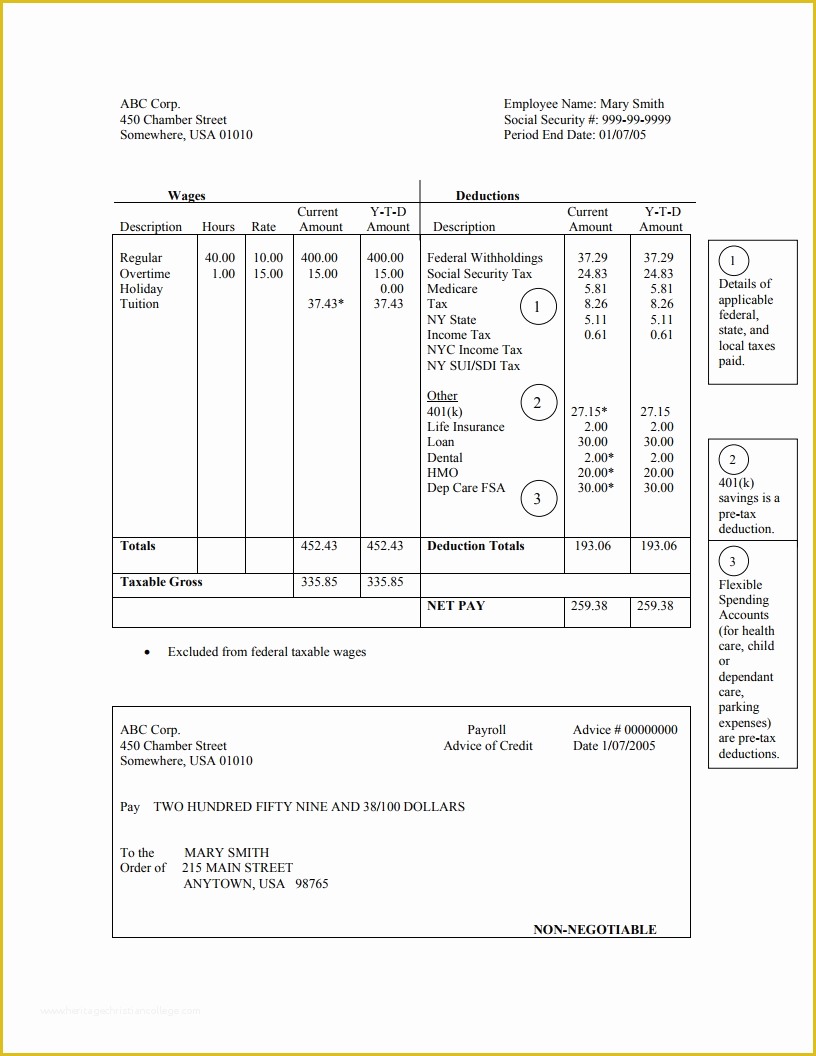 Free Paystub Template Of Paystub Free Download Edit Create Fill and Print Pdf