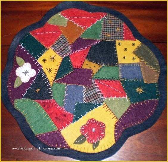 Free Penny Rug Templates Of Crazy Quilt Patterns Free Printable