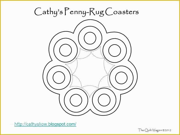 Free Penny Rug Templates Of Penny Rug Patterns