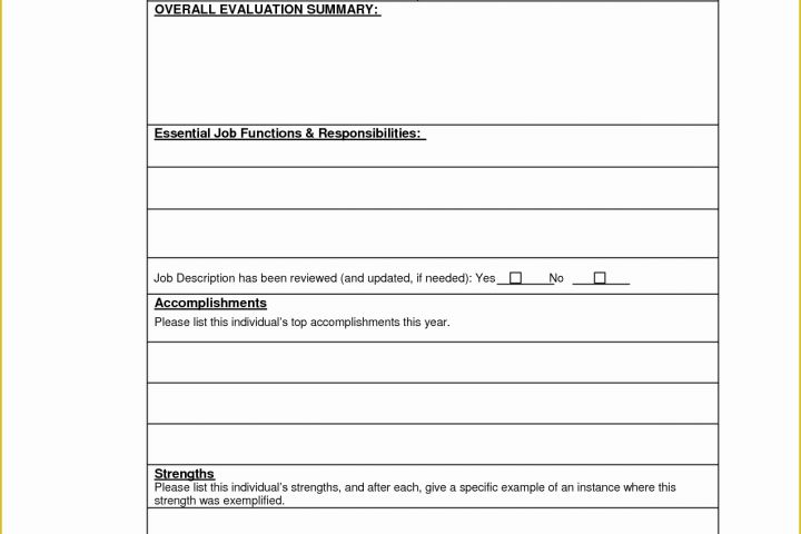 Free Performance Evaluation Templates Of Performance Review Templates Free Portablegasgrillweber
