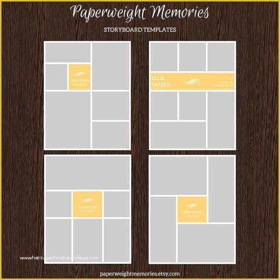 Free Photo Collage Templates Of 16x20 Storyboard Templates Collage Template