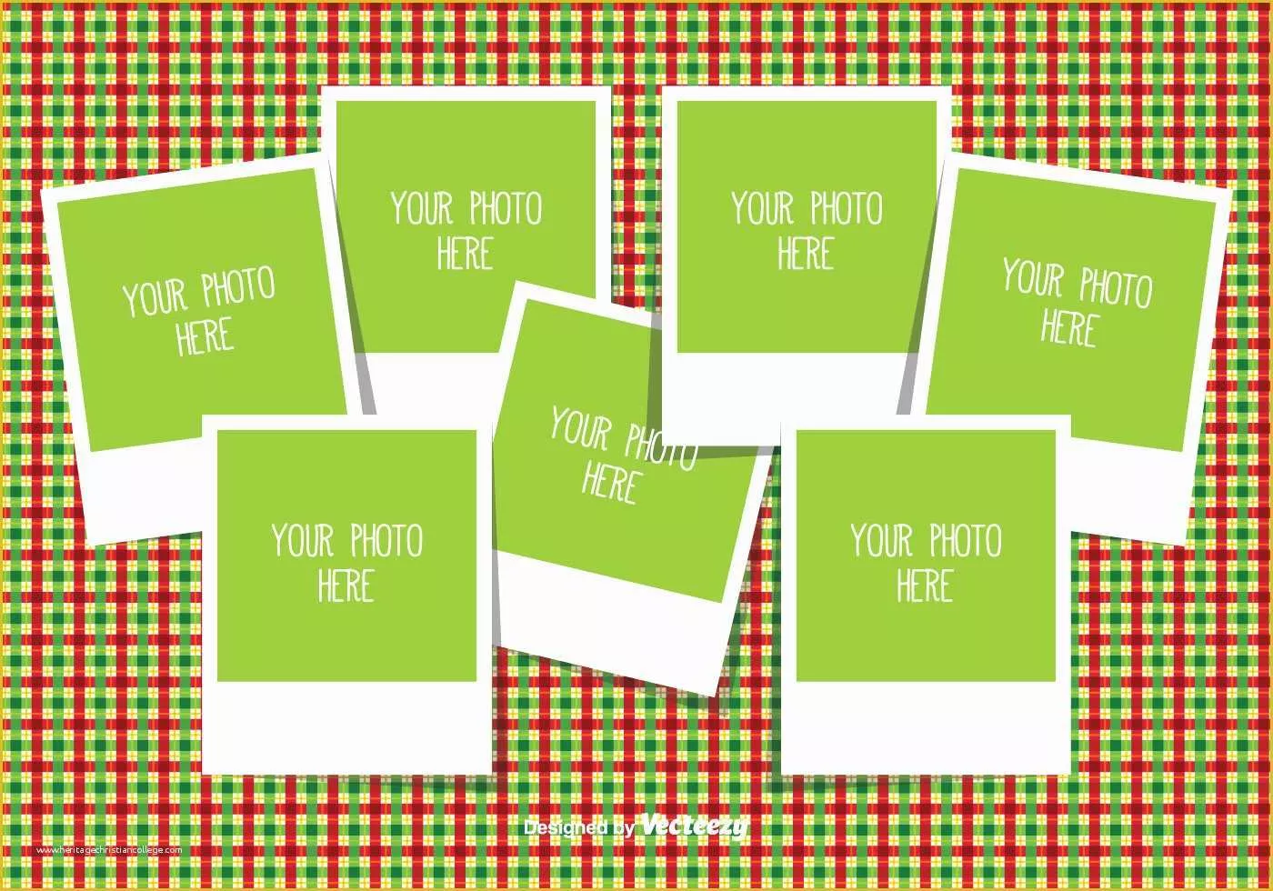 Free Photo Collage Templates Of Christmas Collage Template Download Free Vector