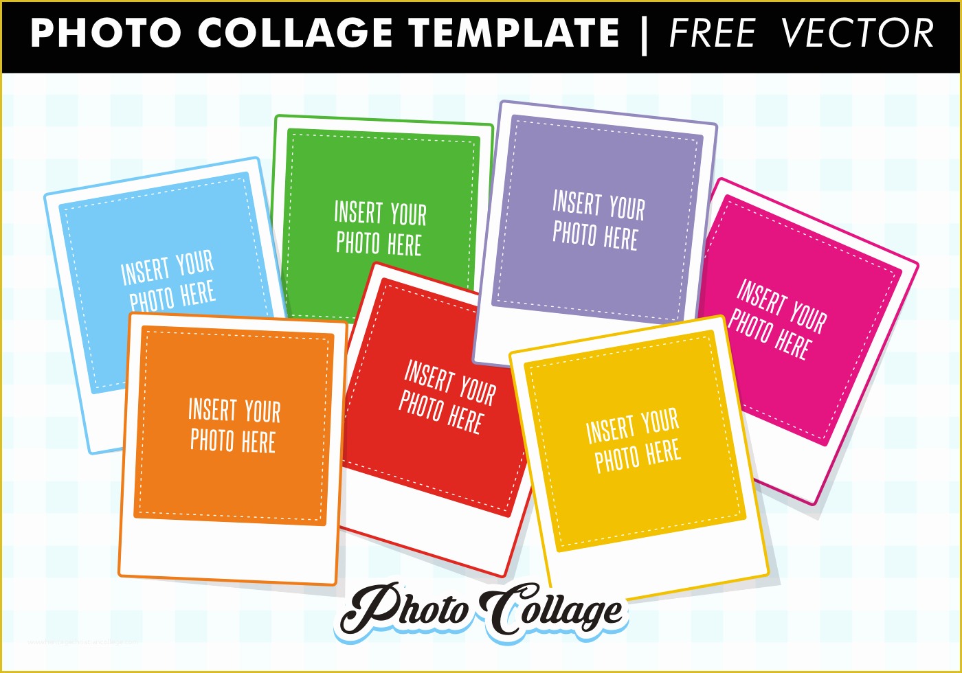 Free Photo Collage Templates Of Collage Templates Free Vector Download Free Vector
