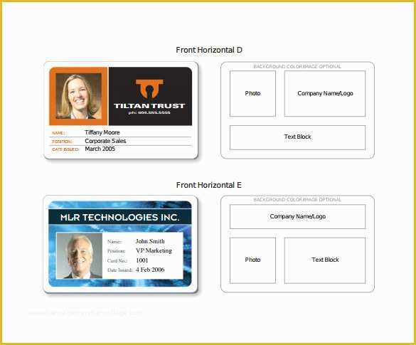 Free Photo Id Badge Template Of 64 Amazing Id Card Templates to Download