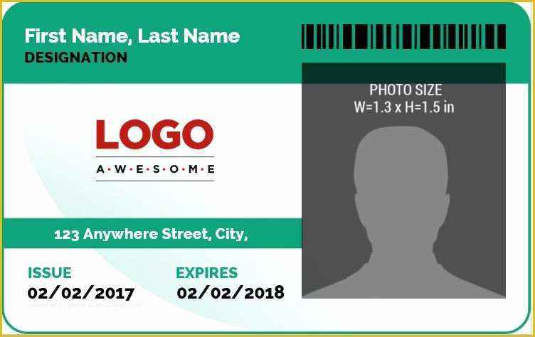 Free Photo Id Badge Template Of Ms Word Id Badge Sample Template