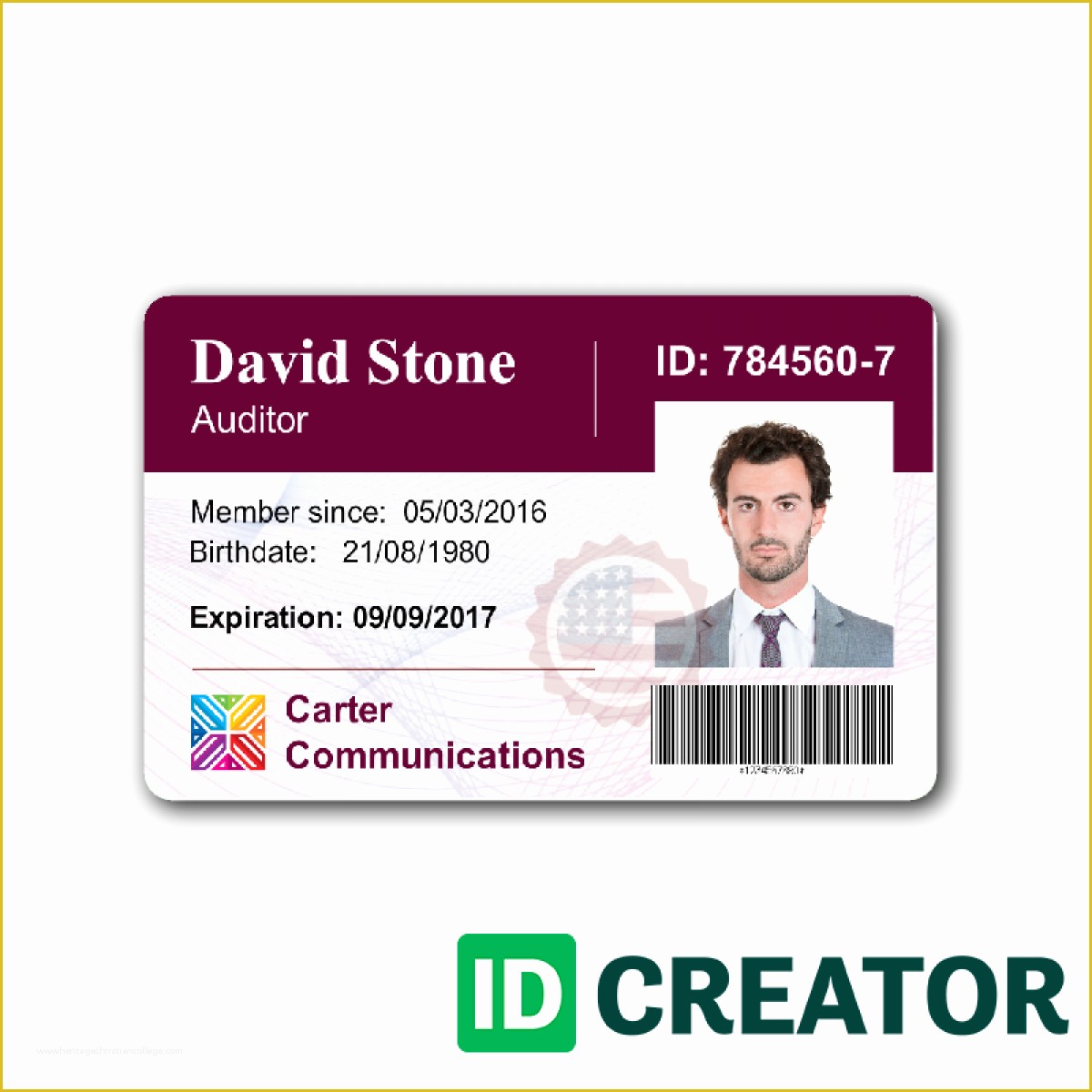 Free Photo Id Badge Template Of Pany Id Card Template Word Templates Data