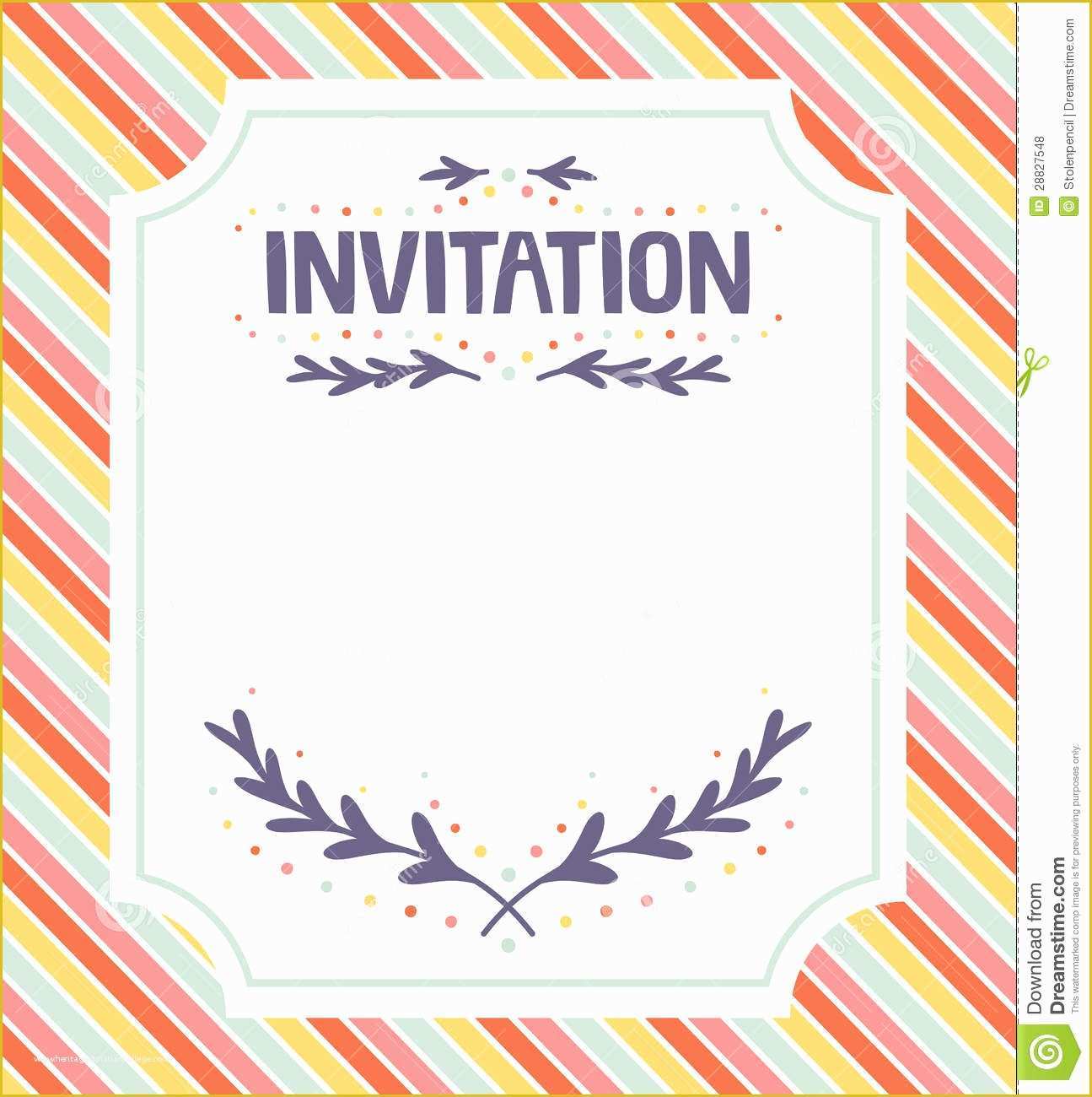 Free Photo Party Invitation Templates Of Invitation Template Stock Vector Illustration Of Occasion