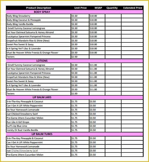 Free Photography Pricing Guide Template Of 8 Sample Price Sheets