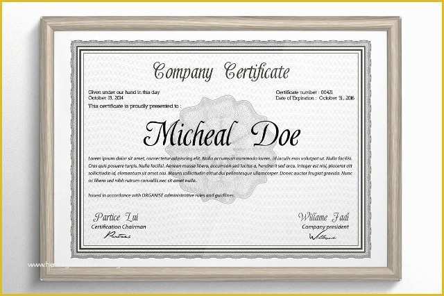 Free Photoshop Certificate Template Of 20 Free and Premium Psd Certificate Templates Webprecis