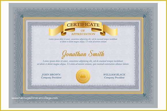 Free Photoshop Certificate Template Of 20 Free and Premium Psd Certificate Templates Webprecis