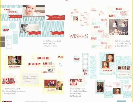 Free Photoshop Templates for Photographers Of Holiday Card Templates