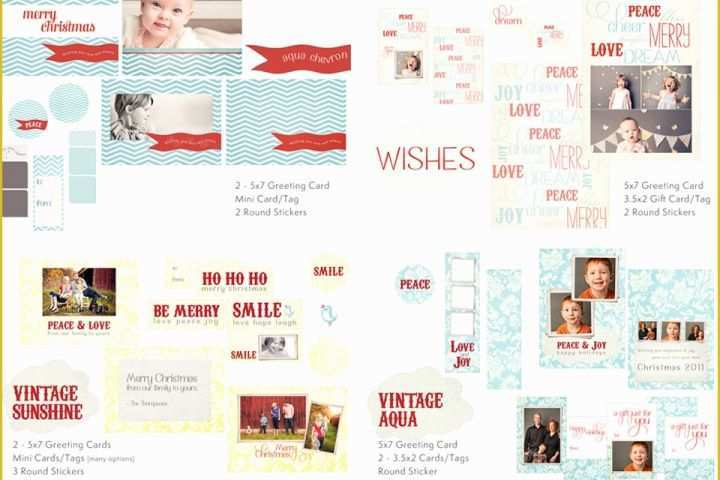 Free Photoshop Templates for Photographers Of Holiday Card Templates