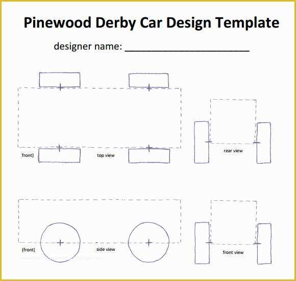 Free Pinewood Derby Car Templates Download Of 12 Sample Pinewood Derby Templates to Download