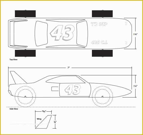 Free Pinewood Derby Car Templates Download Of 21 Cool Pinewood Derby Templates – Free Sample Example