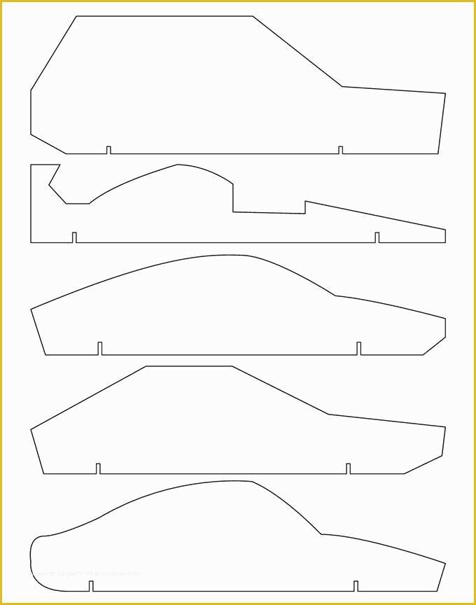 Free Pinewood Derby Car Templates Download Of 21 Cool Pinewood Derby ...