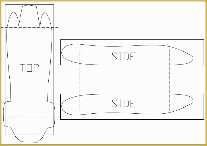 Free Pinewood Derby Car Templates Download Of Car Templates