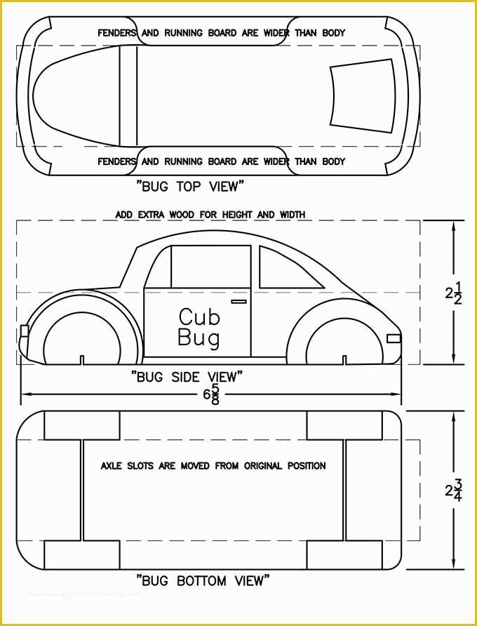 Free Pinewood Derby Car Templates Download Of Free Pinewood Derby Template