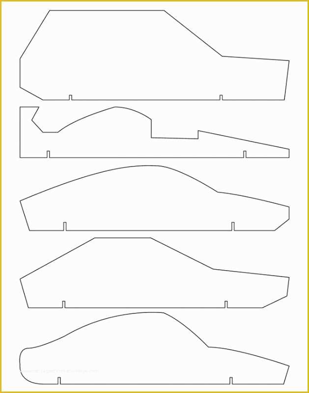 Free Pinewood Derby Car Templates Download Of Pinewood Derby Car Templates