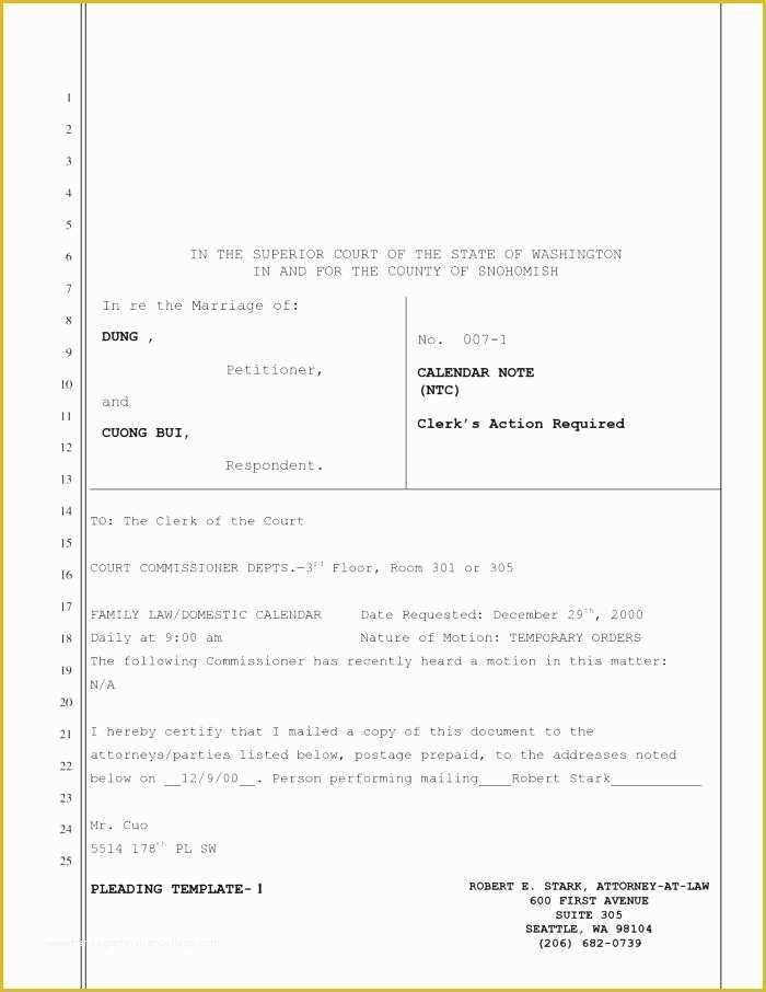 Free Pleading Paper Template Word Of Best S Pleading format Template Caption Court