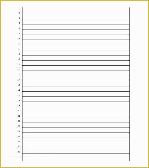 Free Pleading Paper Template Word Of College Ruled Lined Paper Template Printable Templates