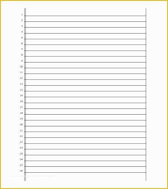 Free Pleading Paper Template Word Of College Ruled Lined Paper Template Printable Templates