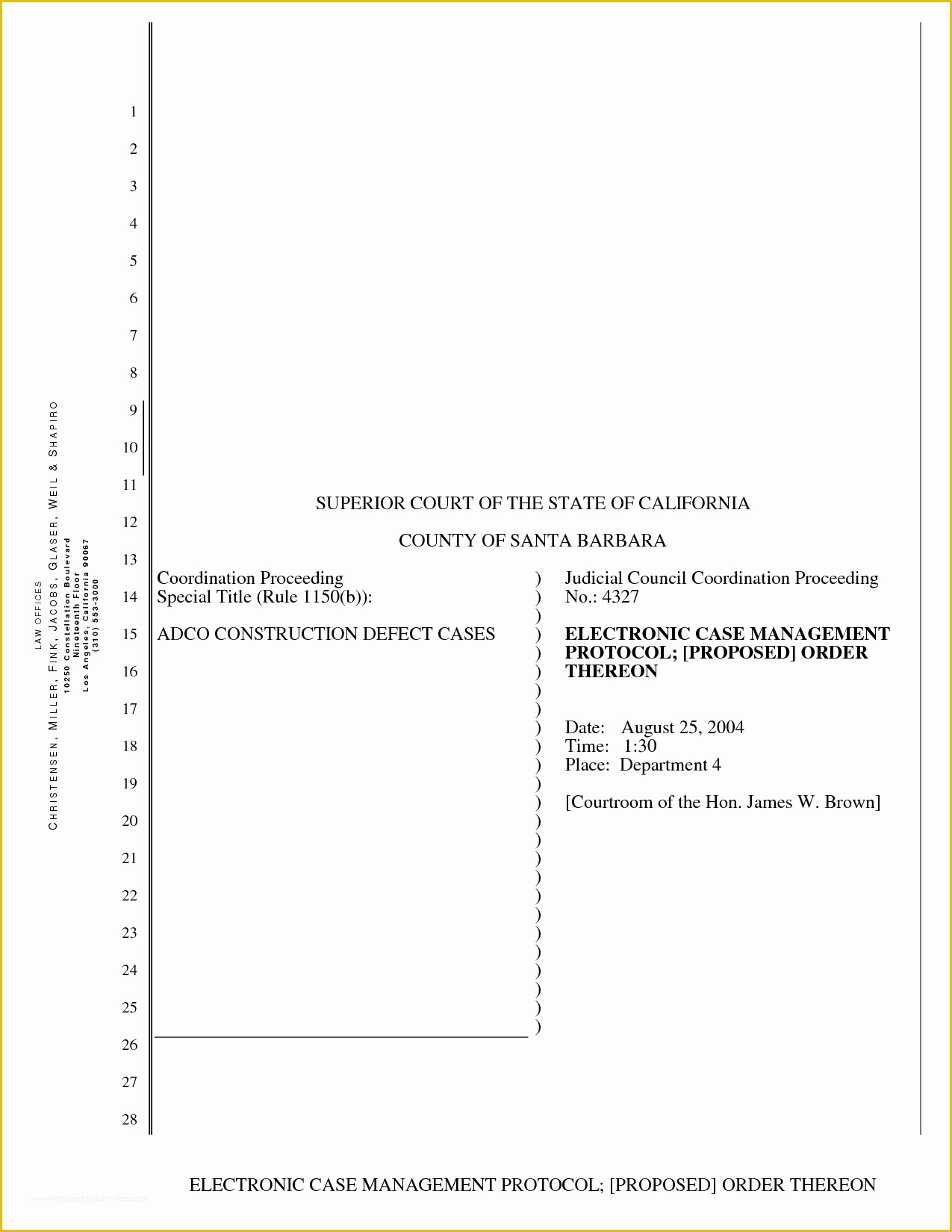 Free Pleading Paper Template Word Of Legal Pleading Template Professional Report