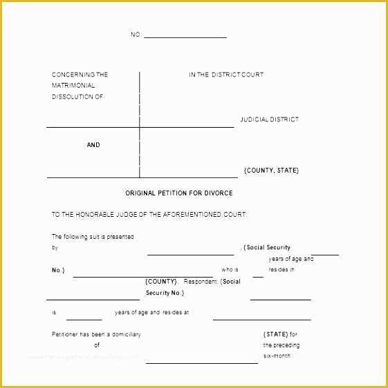 Free Pleading Paper Template Word Of Word Pleading Template