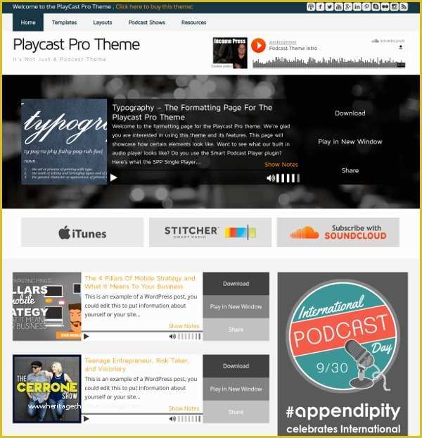 Free Podcast Website Template Of 18 Podcast Wordpress themes & Templates